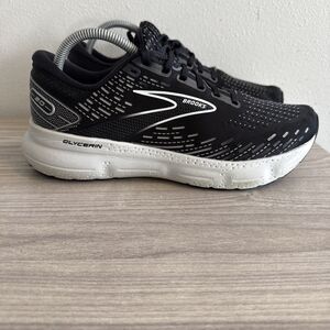 Brooks Womens Glycerin 20 1203691B059 Black Running Shoes Sneakers Size 10.5 B